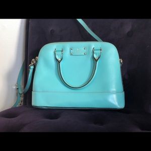 Tiffany Blue Crossbody Satchel